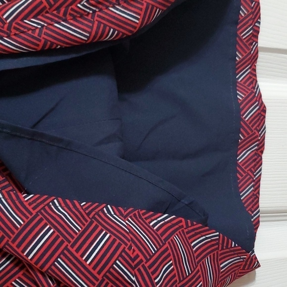 Banana Replubic Women's Red Print Twist Neck Halter Top Size Small - Picture 6 of 12